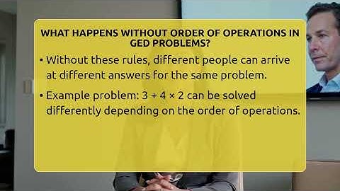 What Happens Without Order Of Operations In GED Problems? - Your GED Coach