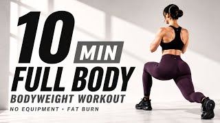 10 Min Full Body Workout No Equipment, No Jumping