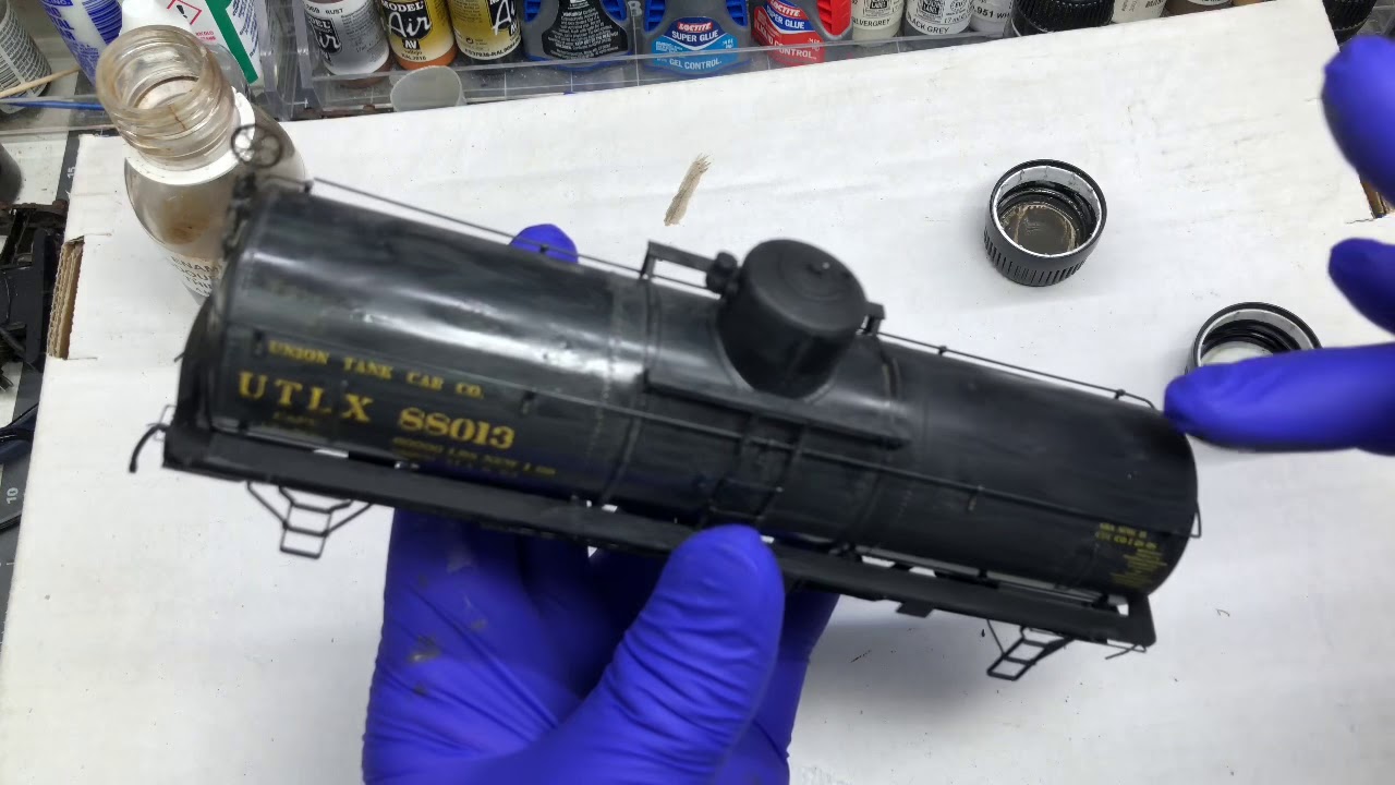 Model Railroad Weathering With Washes, Part 1 YouTube
