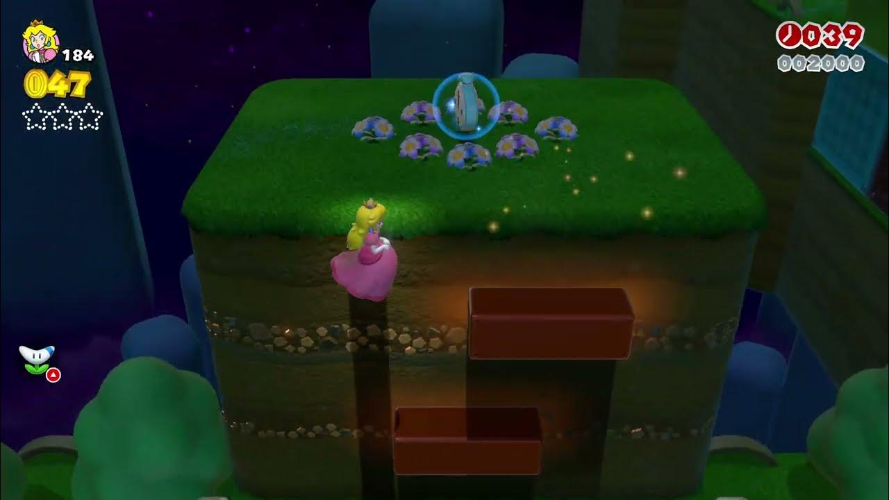 Night Falls On Really Rolling Hills Stars Night Falls on Really Rolling Hills (Mushroom-1) Super Mario 3D World