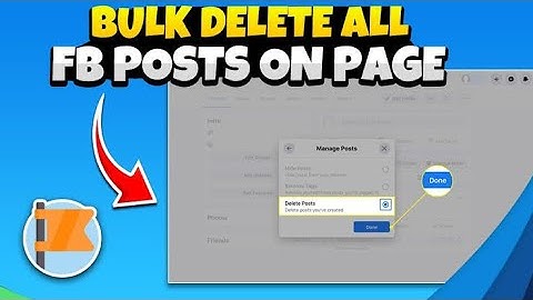 How to delete all post from Facebook page at once 2025 Full Guide Tutorial 2025 Bulk delete fb posts