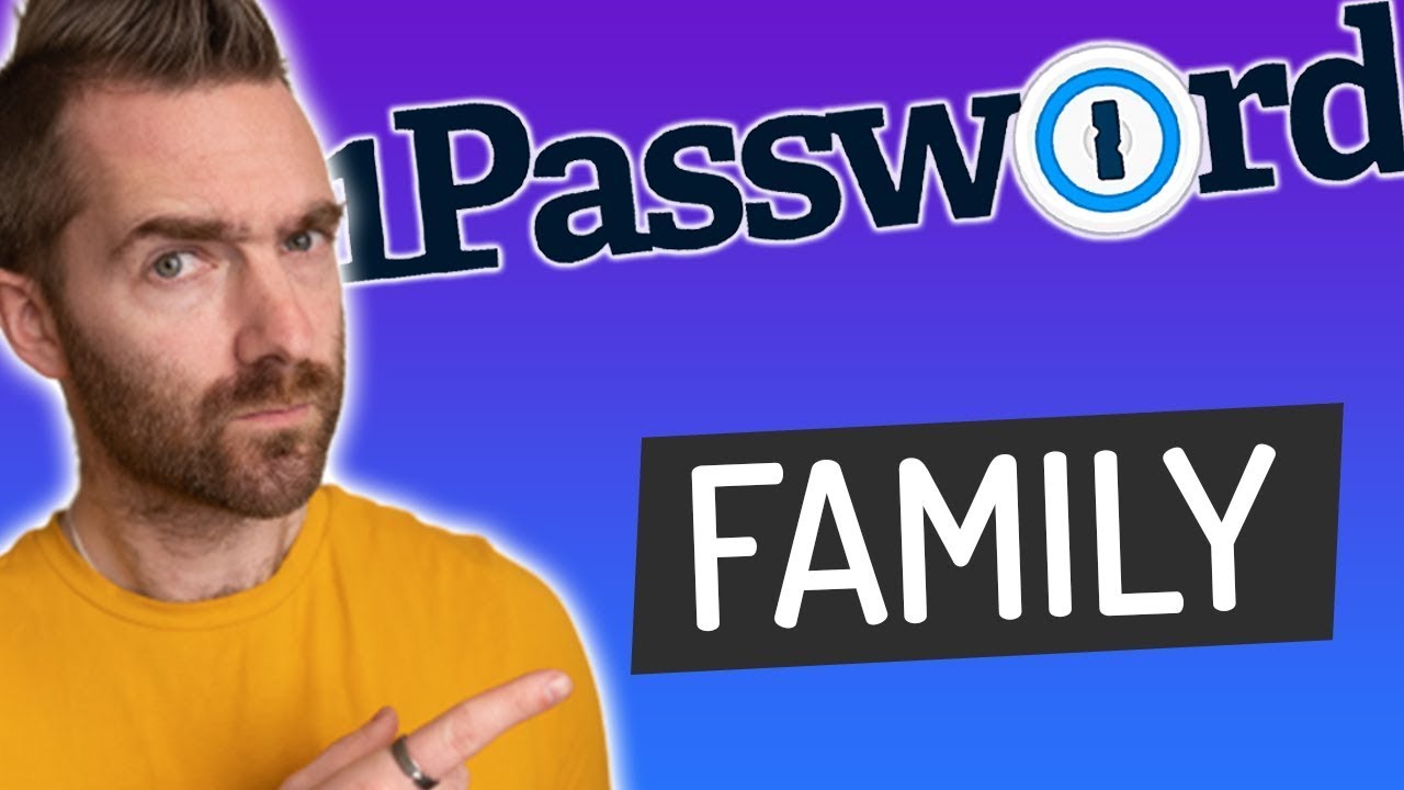 family account 1password