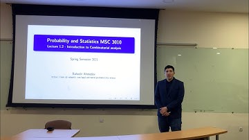 Probability & Statistics | Spring 2021 | Lec1.2 - Combinatorial Analysis