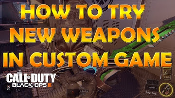 How to Try New Weapons in a Custom Game (MX Grand, Fury