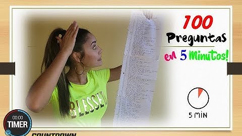 ⏰ Contesto 100 Preguntas  en 5 minutos !  I  Melanie Negrón