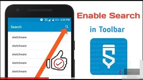 searchview in toolbar sketchware