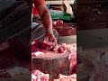 Red meat  cutting