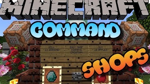 MINECRAFT XBOX ONE BETA Command Block Shop - Tutorial