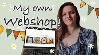 I got my own webshop!    STUDIO VLOG