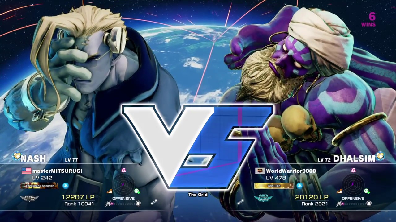 SFV: masterMITSURUGI VS WorldWarrior9000 (FT2) Rank Match