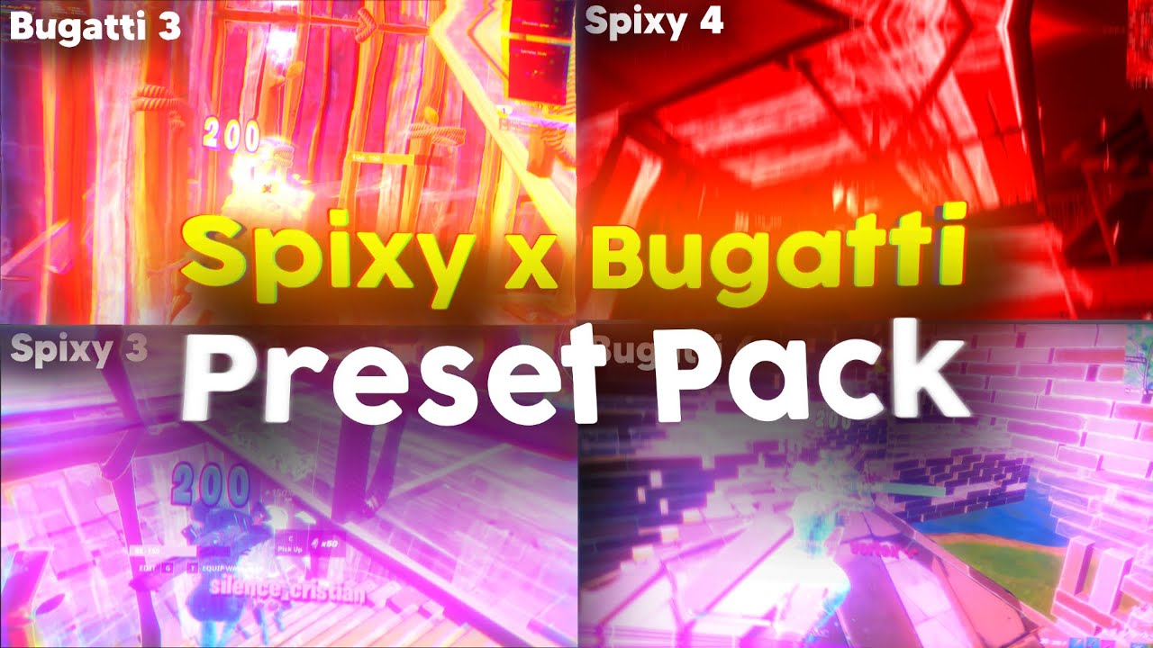 Spixy x Bugatti *FREE* Preset Pack || VEGAS PRO