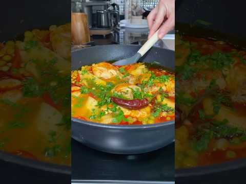 Ужин с курицей и горошком ❤️Рецепт прилагается 👇🏻