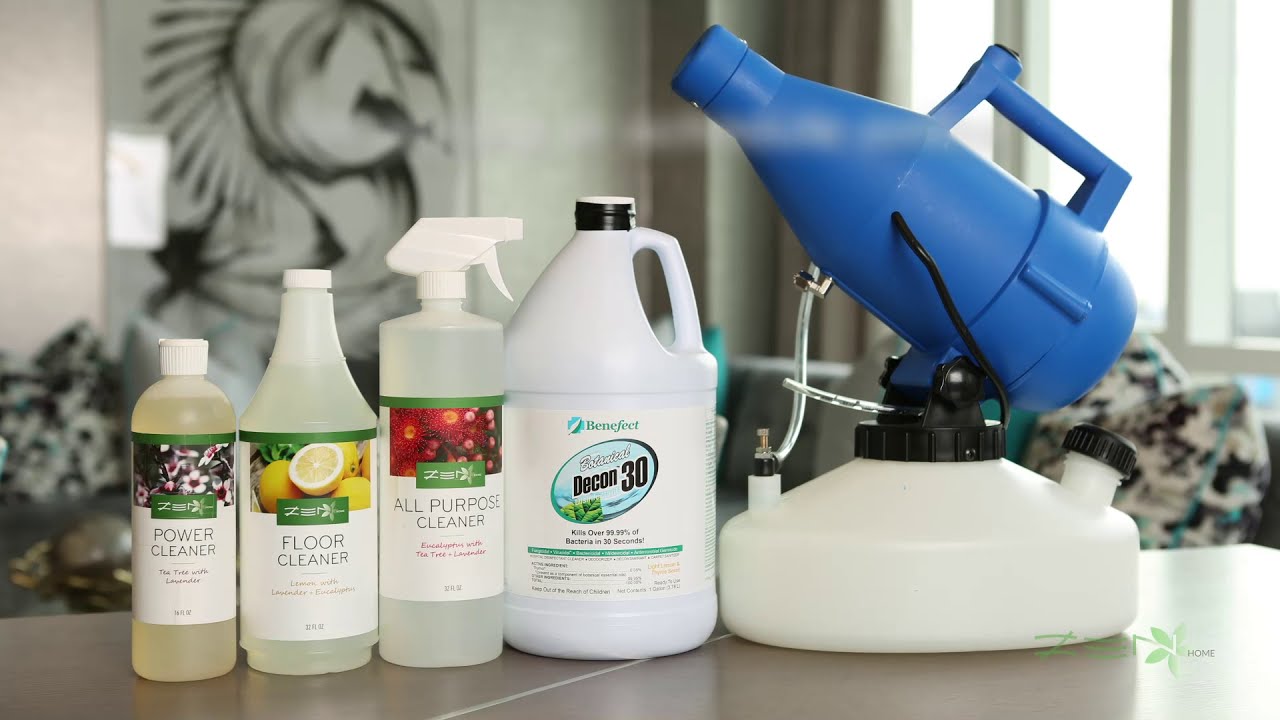 Zen Home Cleaning's 100 Natural Disinfectant Fogging Service YouTube