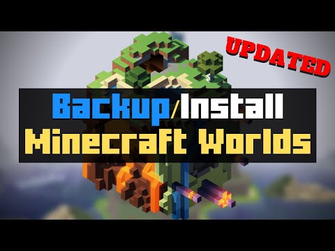 Come eseguire il backup e installare Minecraft Worlds / AGGIORNAMENTO / Windows e Mac