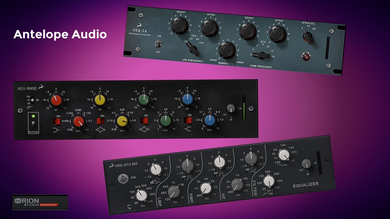Antelope Audio EQ Real-time effect demo - Part 1