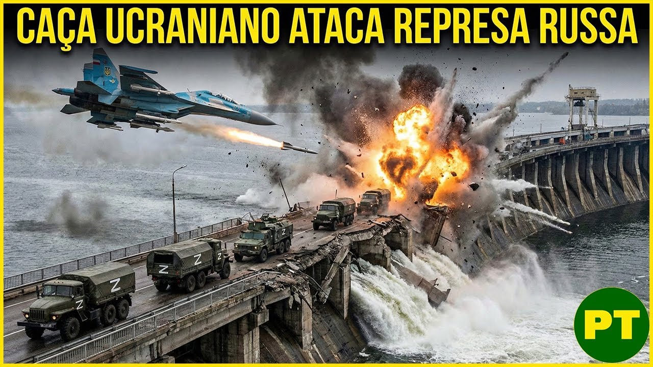 Caça Ucraniano ATACA Represa Russa — E o Que Aconteceu Depois Vai te Surpreender!