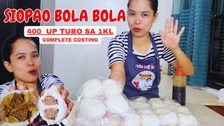 SIOPAO BOLA BOLA 400 UP ANG TUBO SA 1KL RECIPE | Tipid Tips atbp screenshot 4