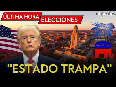 ÚLTIMA HORA ELECCIONES EEUU: Trump aterriza en «estado trampa»: preocupación republicana en Nebraska