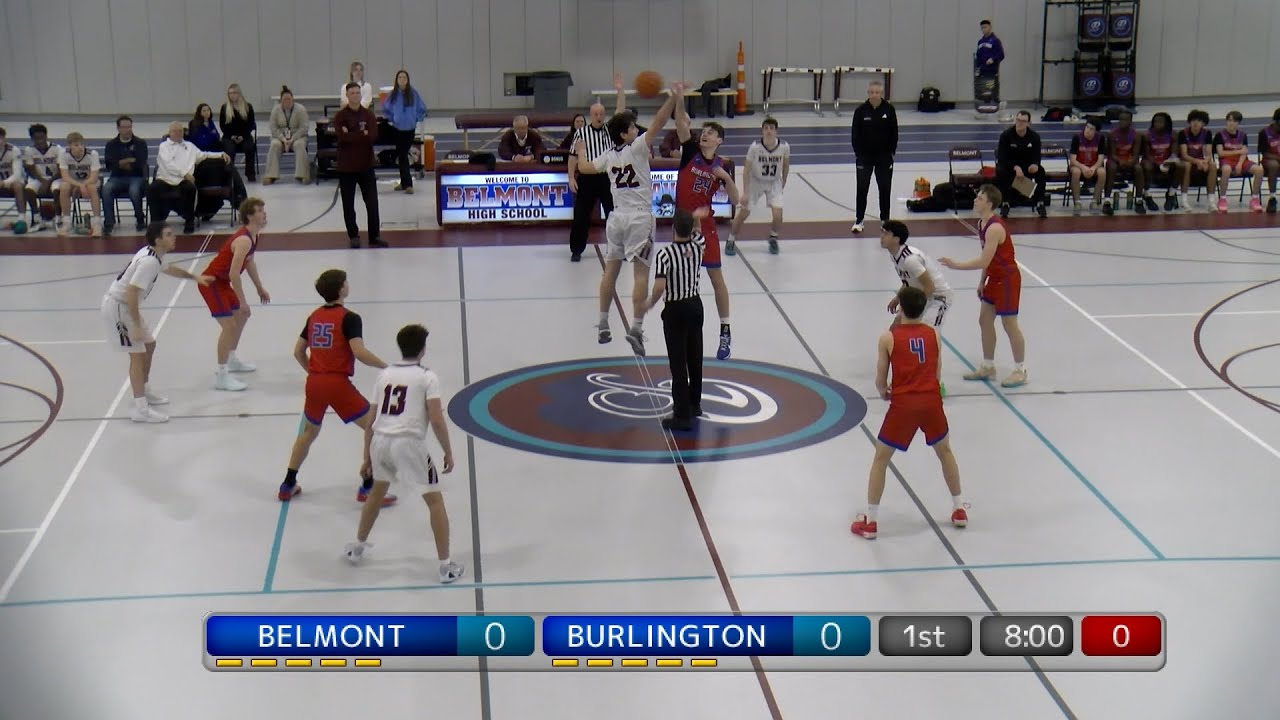 Belmont HS Boys Varsity Basketball: Marauders vs Burlington Red Devils, 01/07/26