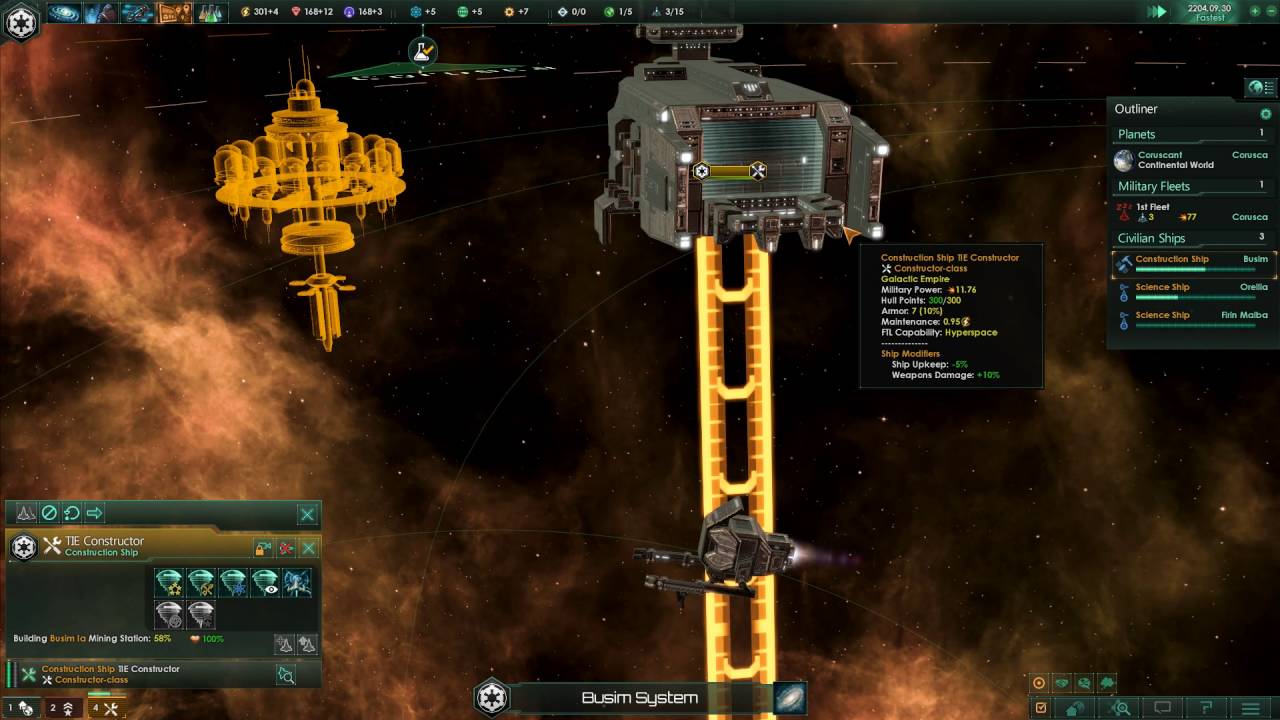 Stellaris Star Wars MOD PART 1 HAIL THE NEW EMPIRE!! YouTube