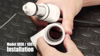 Flow Switch Installation - Model 1800/ 1801