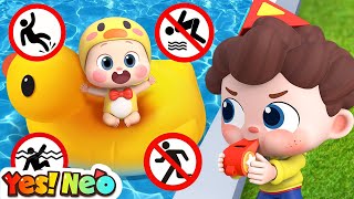 Pool Safety Song | Safety Tips | Five Little Ducks | Nursery Rhymes & Kids Songs | Yes! Neo