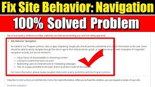 Details How To Fix Site Behaviour and Inventory Content Problem | Fix Disapproval Issue 2020 Update