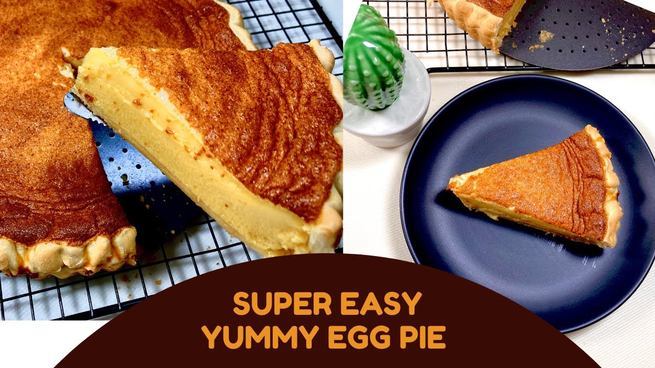 EASIEST EGG PIE RECIPE Super Yummy Filipino Egg Pie YouTube