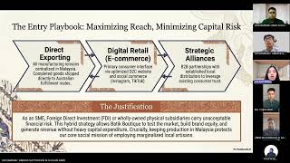 INTERNATIONAL BUSINESS MANAGEMENT (BTMT 2103) Strategic Market Entry Proposal- Australia