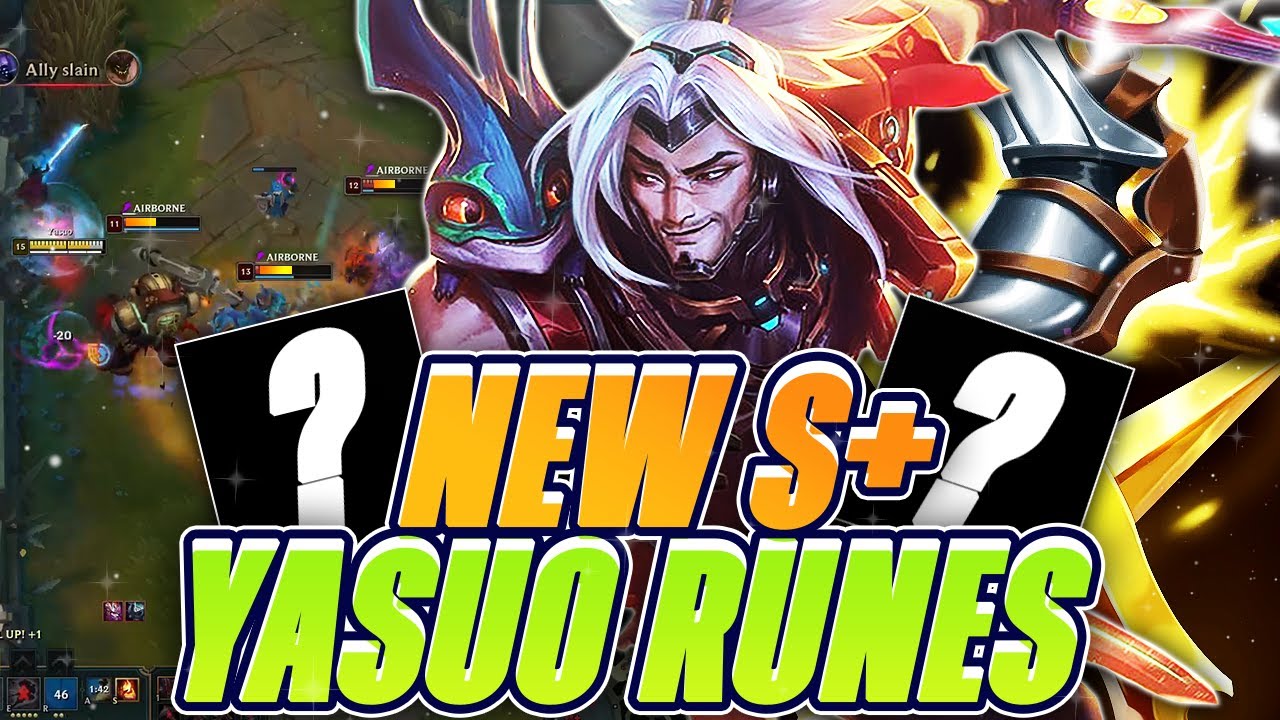 NEW S+ YASUO RUNES - YouTube