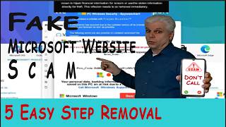 Remove Fake Microsoft Website Scam! 5 Easy Steps