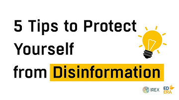 5 Tips to Protect yourself from Disinformation | Very Verified: Online Course on Media Literacy