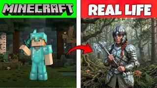 Minecraft vs Real Life – What Minecraft Would Look Like in Reality! 🔥