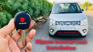 Nippon Remote Central Lock Installation In Wagonr Lxi 2022