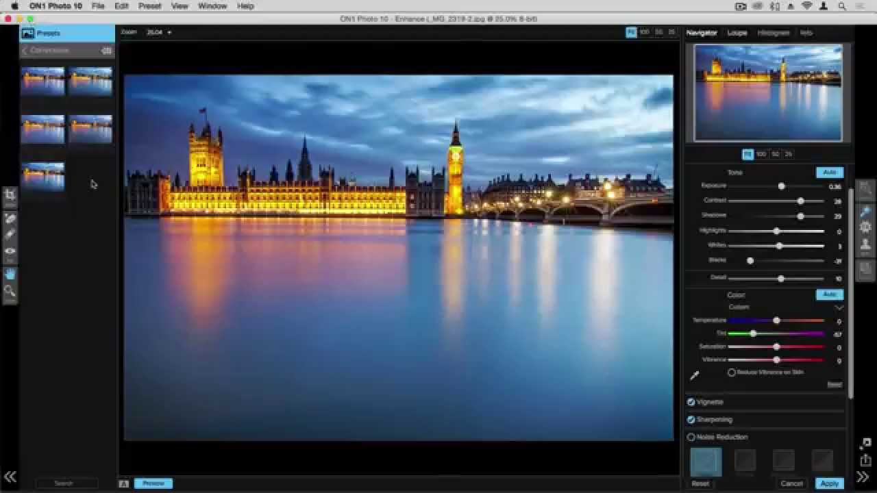 ON1 Enhance 10 - Presets