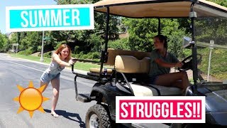 GIRL STRUGGLES IN SUMMER!!
