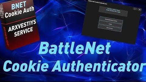 Battle-Net Cookie Authenticator V2 | Battle.net 2FA Bypass | by Arxvestiys Service