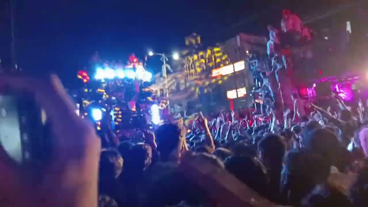 Ganesh visarjan special Shivpuri mein hua DJ competition💣🧨 Maharaja dj Shivpuri vs Natraj DJ Bhopal