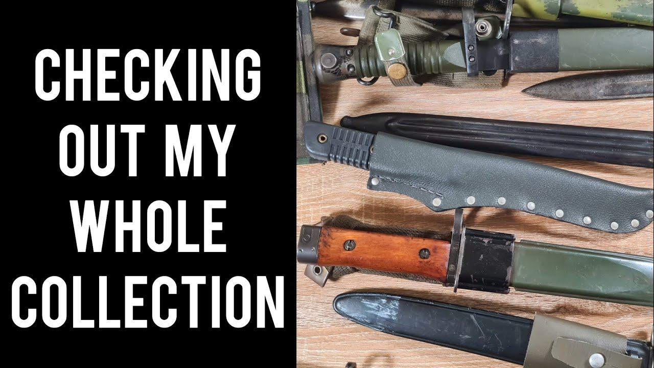 my whole bayonet Collection as of October 2023