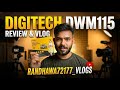 DIGITECH DWM 115 Wireless Microphone Review &amp; Vlog | Best Budget Wireless Mic for Youtubers 🎤 