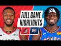 TRAIL BLAZERS at THUNDER | FULL GAME HIGHLIGHTS | February 16, 2021