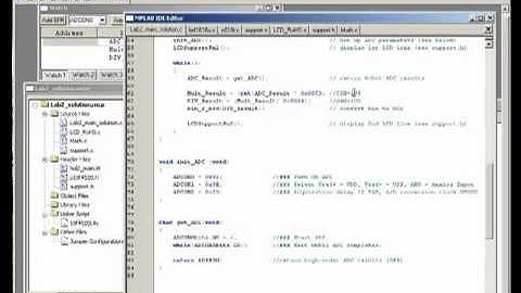 PIC C Programming the PICDEM2 ADC and LCD