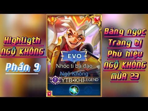 Video Khỉ legend | Hướng dẫn chi tiết bảng ngọc+ phù hiệu +... - youtube