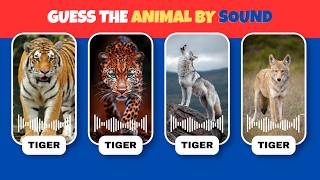 Guess the Animal by Its Sound 🐶🦁🔊 | 30 Animal Sounds Quiz