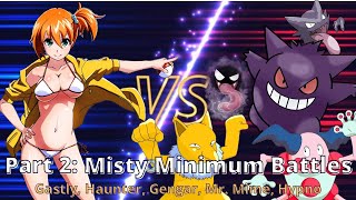 How many Pokemon beat Misty? #MinimumBattles #PokemonYellow 2/15