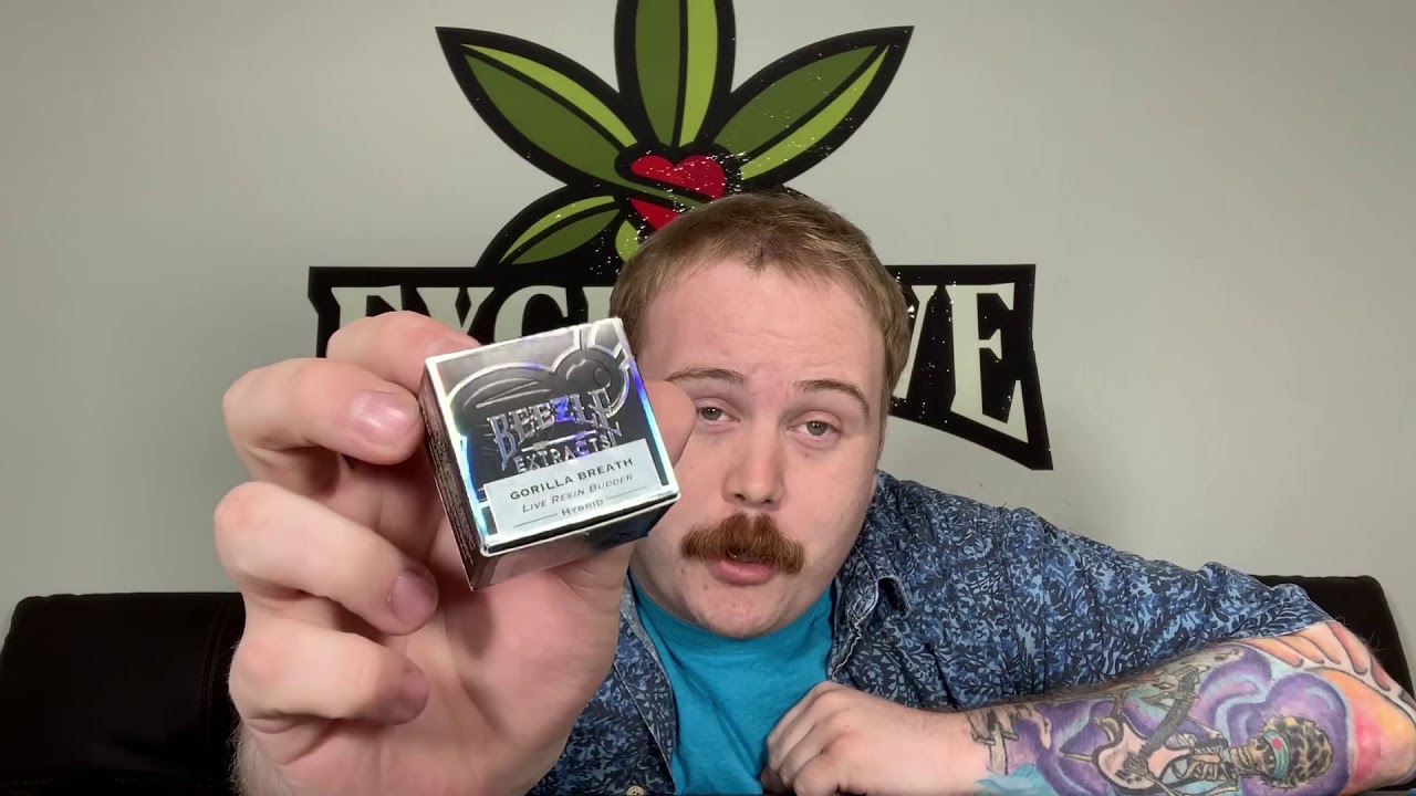 Exclusive Care Strain Review “Gorilla Breath” Live Resin Budder by Beezle Extracts