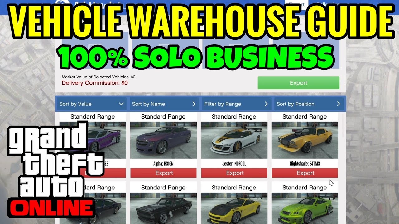 GTA Online How To Make Money With The Vehicle Warehouse YouTube 