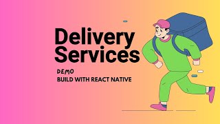 Delivery full stack app | React Native