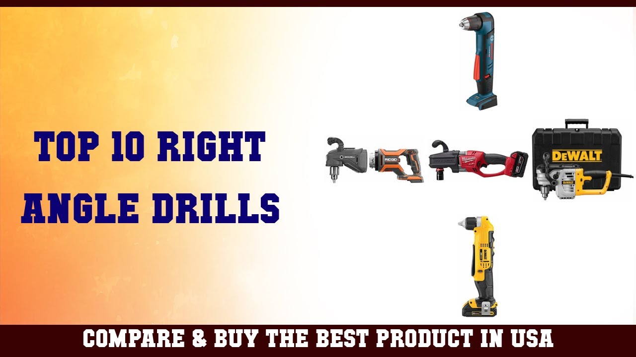 Top 10 Right Angle Drills to buy in USA 2021 | Price & Review - YouTube