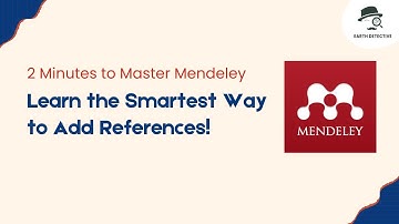 Insert References instantly in MS Word using Mendeley.